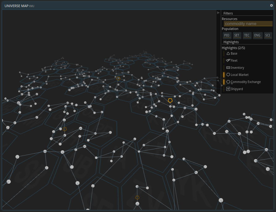 Universe map