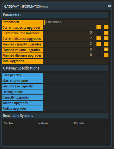 Gateway Information command GTWI