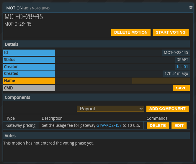 gateway pricing motion