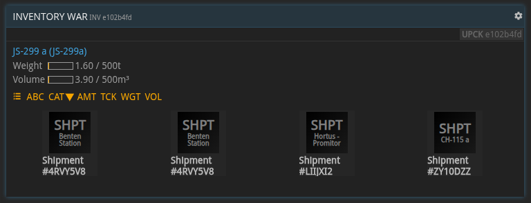 shipment destination label