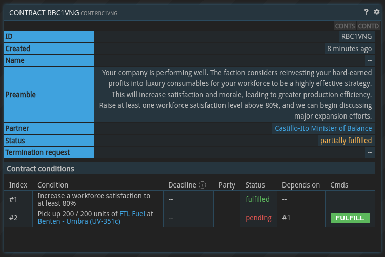 post-tutorial contracts - increase workforce satisfaction