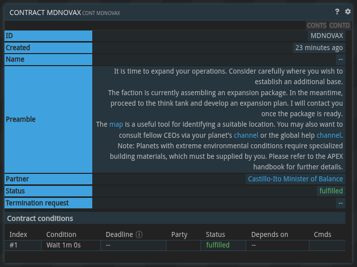 post-tutorial contracts - find expansion spot