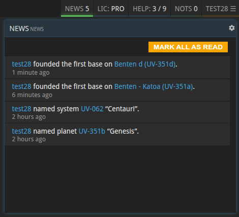 Preview of the NEWS command