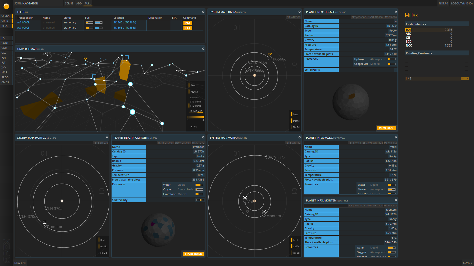 game development ui